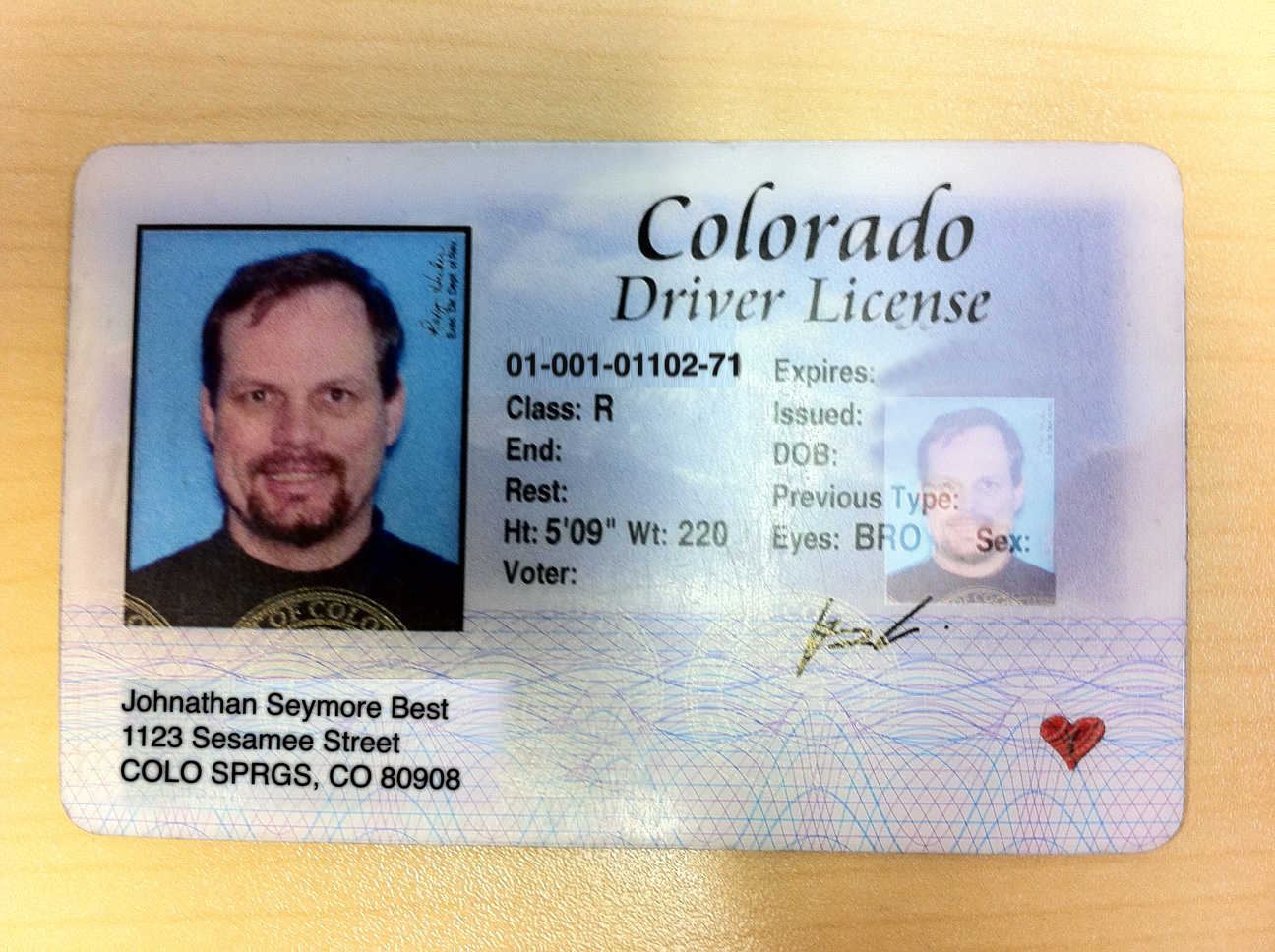 Id uk. Colorado Driver License. Оригинал ID Card.